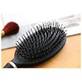thumbnail image 5 of Juego de cepillos desenredantes para cabello húmedo y seco, cepillos planos y redondos para cabello grueso y rizado, color negro., 5 of 5