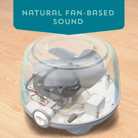 Yogasleep - Dohm Sleep Sound Machine - White with Blue