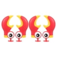 thumbnail image 1 of Shisuyan Helmet Decor Red Abs For Electric Bike Helmet 2 Set, 1 of 9