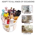 thumbnail image 4 of 360 Rotating Makeup Organizer, DIY Adjustable Makeup Spinning Holder Storage Rack, Capacity Make Up Shelf Cosmetics A, 4 of 5
