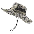 thumbnail image 1 of Sombrero de sol para hombre, sombrero de cubo de camuflaje con protección de , pesca al aire libre plegable Camuflaje estrella gris Yuyangstore Sombrero de sol para hombre, 1 of 8