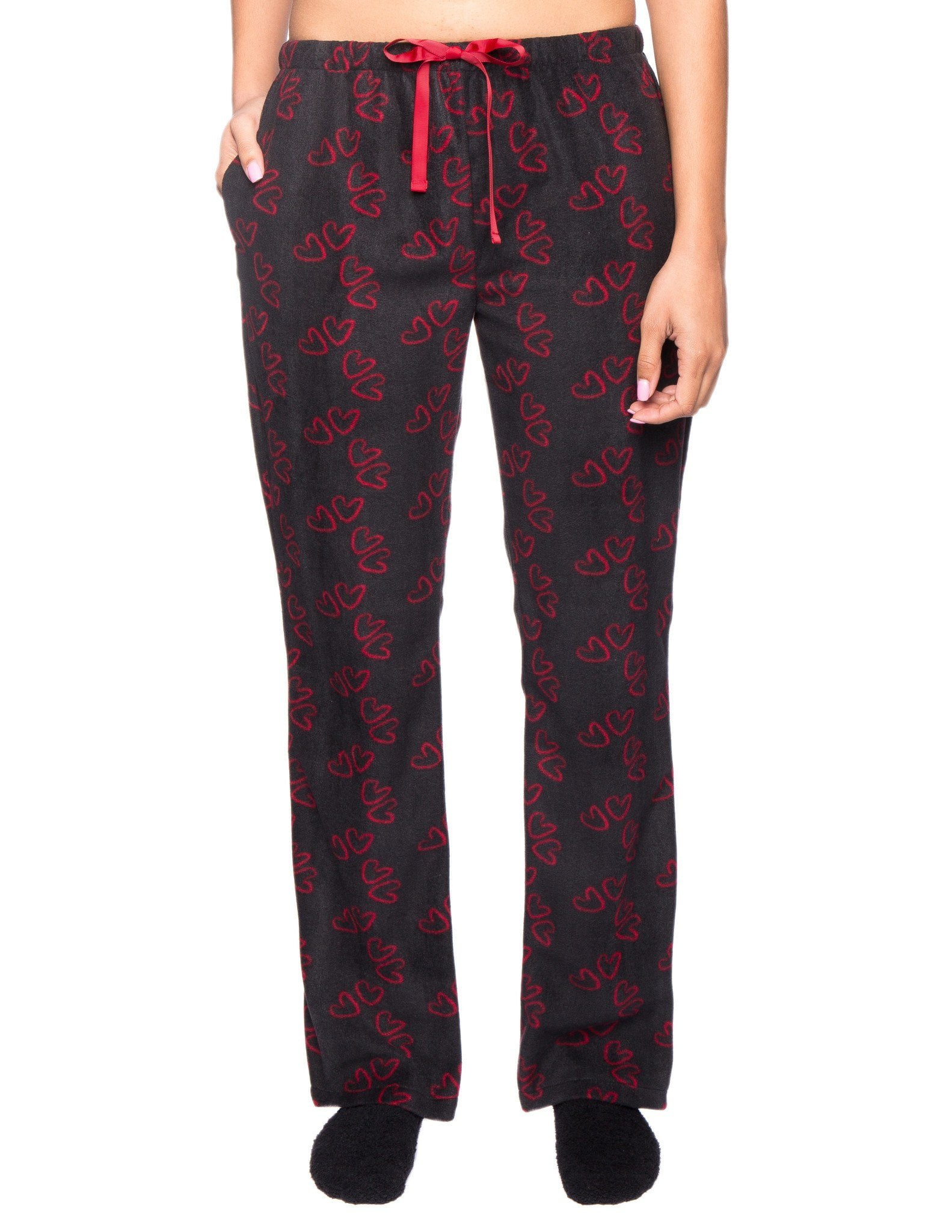 Noble Mount - Womens Microfleece Lounge/Sleep Pants with Pockets - Walmart.com - Walmart.com