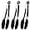 Black, variant on Serving Tongs Kitchen Tongs - Heat Resistant, Premium Stainless Steel Locking Cooking Tongs with Silicone Tips, Mini Tongs with Silicone Tips 7-Inch Kitchen Tongs, Set of 3 (Black)