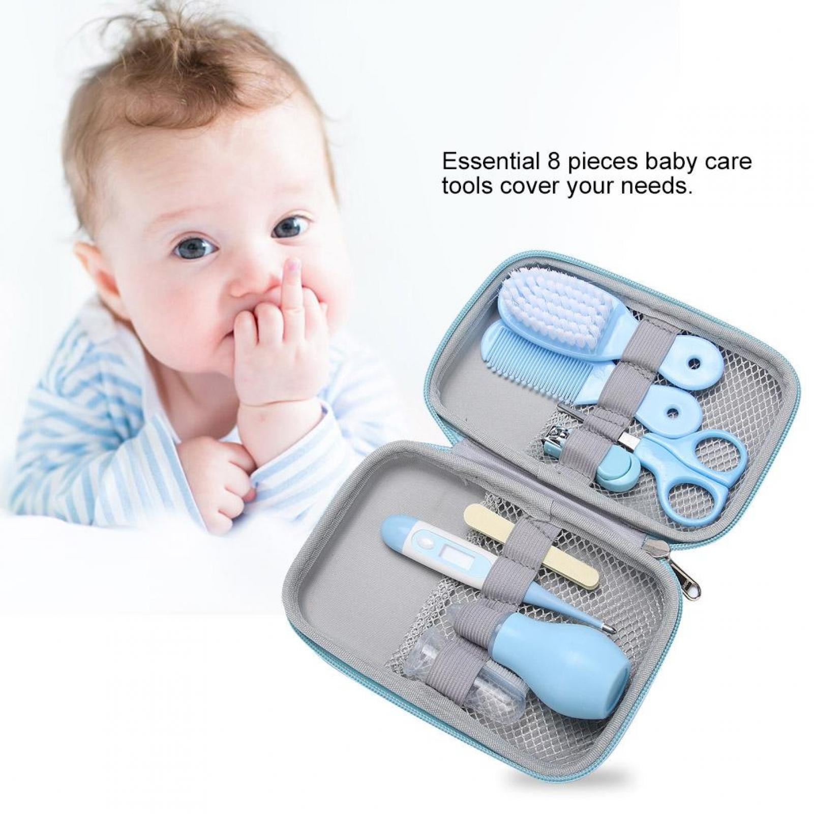 Higoodz 8pcs Convenient Daily Baby Nail Clipper Scissors Hair Brush Comb Manicure Care Kit Walmart Com Walmart Com