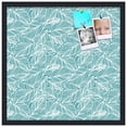 thumbnail image 2 of PinPix 22x22 Custom Cork Bulletin Board Aqua White Poster Board Has a Fabric Style Canvas Finish, Framed in Aqua White, by ArtToFrames (PinPix-1871), 2 of 5