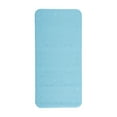 Mainstays Cushioned Foam Bathtub Mat, Blue, 17" x 36"