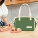 thumbnail image 5 of Bolsa de almuerzo aislada | Lonchera de picnic reutilizable con hielera | Almacenamiento térmico a prueba de fugas | Bolsa portátil de poliéster | Gran capacidad: 9,05 x 7,87 x 5,51 pulgadas | Para, 5 of 5