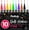 Fine Tip - 3mm, variant on General 10 Fine Tip Liquid Chalk Markers for Blackboard, Chalkboard Signs, Window, Labels, Bistro, Glass, Car (10 Pack 3mm) - Wet Wipe Erasable Ink Chalkboard Markers, 3mm Reversible Tip Chalk Pens