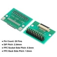 thumbnail image 3 of Uxcell FFC FPC Connector Board 20 Pin 0.5mm 2.54mm to 1.0mm 2.54mm Printer PCB Converter Board, 3 of 5