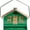Green, variant on Perky-Pet 338 Squirrel-Be-Gone II Country House Bird Feeder with Weathervane, 8 lb, Red