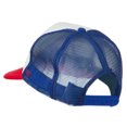 thumbnail image 3 of Snowman Face Embroidered Foam Mesh Cap - Red White Royal OSFM, 3 of 5