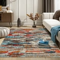 thumbnail image 2 of 6x9 Area Rugs, Rug for Living Room, Non-Slip Foldable Washable Rugs Non Shedding Accent Rugs for Living Bedroom Office Dining Room (6x9ft,11), 2 of 5