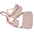 thumbnail image 2 of Messenger Crossbody Bags for Women Shoulder Bag with Mini Coin purse pouch accessory keychain with Wristlet Bag, 2 of 7