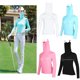 thumbnail image 2 of ropa para deportiva para Mujer con para Golf, Pesca, Verano, ejercicio Al , Azul Blue M, 2 of 7