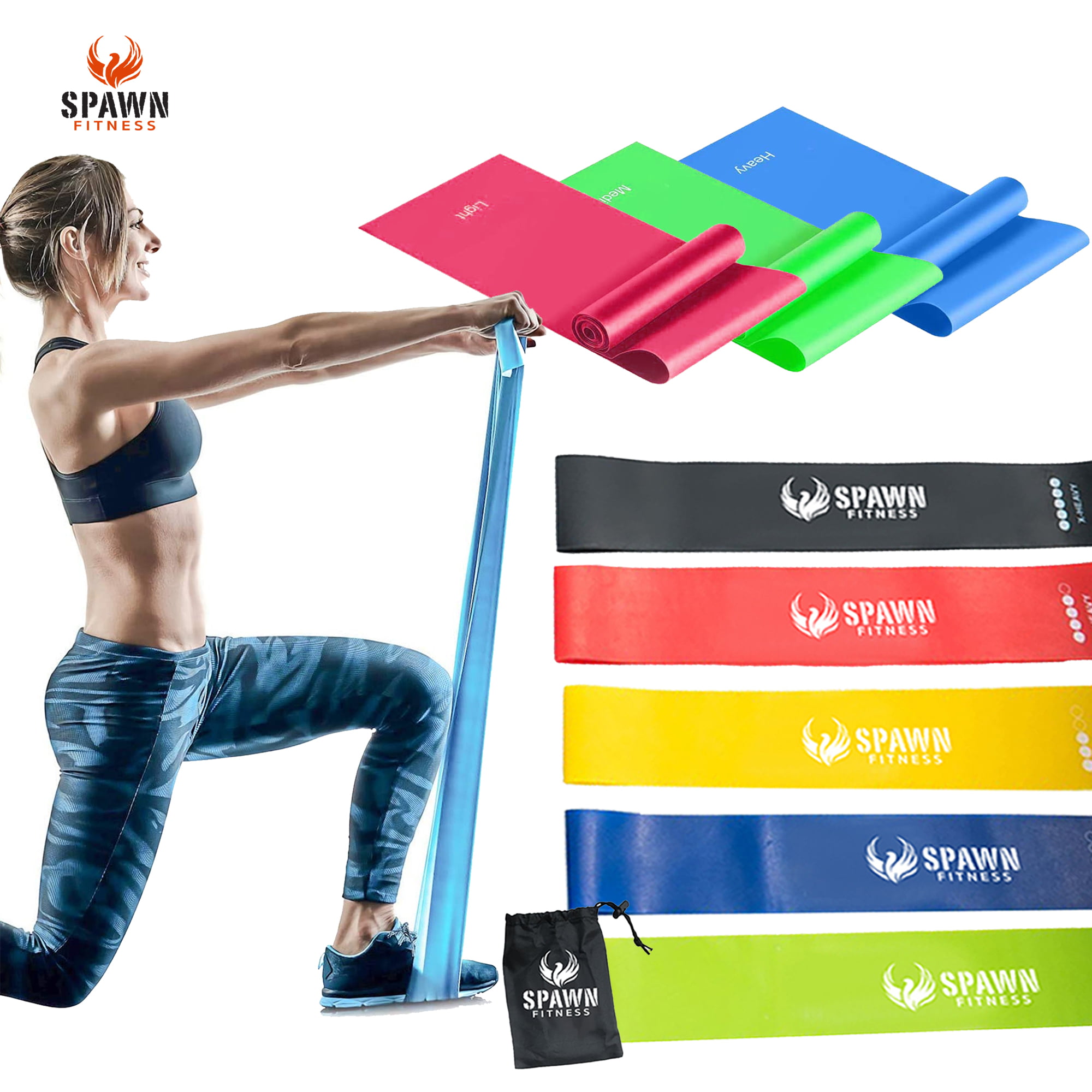 Details about   11 PCS Resistance Band Set Yoga Pilates Abs Exercise Fitness Tube Workout Bands 