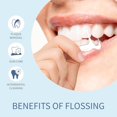 thumbnail image 3 of Floss Picks 200 Count Dental Sticks Tooth Picks Flossers Teeth Cleaning Tools with Toothpicks, 3 of 4