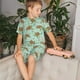 thumbnail image 4 of Fotbe Cute Sea Turtles Pijama Estampada de 2 Piezas para Niños – Ropa de Dormir de Manga Corta Cómoda para Niños y Niñas, Camiseta y Shorts de Algodón-Small, 4 of 6