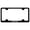 Black, variant on GMC Laser Etched Logo Stainless Steel Wide Body License Plate Frame (Black)