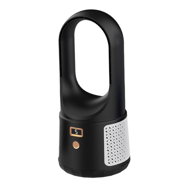 Ventilador Portátil Sin Aspas Soledad Negro 6 Velocidad del Viento