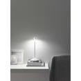 thumbnail image 3 of Zafferano Pina 11.4" 1-Light Portable Table Lamp Dimmable White with Polycarbonate Shade, 3 of 4