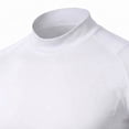 thumbnail image 5 of Kakii Compression Shirt Men Mock Turtleneck Short Sleeve Athletic Workout T Shirts Quick Dry Sports Undershirt Base Layer Tee Tops, 5 of 5