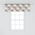 thumbnail image 1 of Floral Window Valance, Close Up Scene of Sketchy Pencil Drawn Like Blossoms Endemic Flowers Garden, Curtain Valance for Kitchen Bedroom Decor with Rod Pocket, 54" X 18", White Multicolor, by Ambesonne, 1 of 2