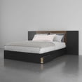 thumbnail image 1 of Onyx 3 Piece Bedroom Set, Walnut and Black, 1 of 4