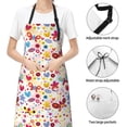 thumbnail image 6 of Lsque Cute Butterfly Flowers Waterproof Apron Chef Aprons for Men Heavy Duty Chemical Work Apron Extra Long Grilling Aprons with Adjustable Bib Apron, 6 of 9