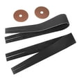 thumbnail image 4 of Bunblic Cymbal Hand Straps Percussion Instrument Accessories Musicians Practical Lightweight Cymbal Hand Belts for Musical Events Black with Pads, 4 of 7