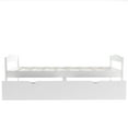 thumbnail image 4 of EUROCO Twin Size Wooden Daybed with Trundle, White, 4 of 18