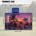 thumbnail image 7 of KUIFORTI Palm Tree Golf Cart Seat Cover Travel Sports Cart Seat Cushion Covers Easy to Clean Easy Installation Compatible with EZGO and More 2 Person Seats Golf Carts, 7 of 7