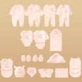 thumbnail image 4 of Conjuntos de blusas y camisas de cuello redondo y manga larga Caja de regalo para bebé Conjunto de ropa para bebé recién nacido de 28 piezas Accesorios de regalo para recién nacido de un mes Regalo de, 4 of 9