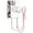 Pink, variant on For Apple iPhone 16 Pro (6.3") Clear Magnetic Frame PC Back Shockproof Protective Case with Detachable Lanyard Strap, Compatible with MagSafe Cover, XPM Phone Case [Black]