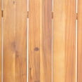 thumbnail image 6 of GDF Studio Velthur Outdoor Wicker and Acacia Wood 4 Seater Chat Set with Cushions, Multibrown, Beige, and Teak, 6 of 13