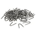 Haqieyen Staple Nails for Fencing and Landscaping Galvanized Iron