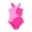 Pink, variant on GYRATEDREAM Girls One Piece Swimsuits Sleeveless Cross Back Swimsuits Beach Swimwear Bathing Suits for 10-12 Years