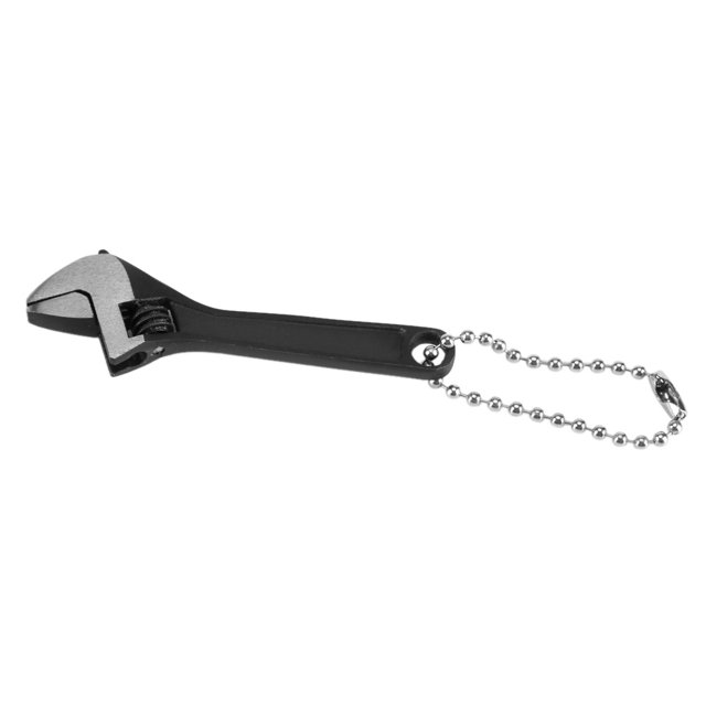 Llave de acero ajustable en miniatura de 63 mm y 2,5 pulgadas, llave de boca de 0 a 10 mm, herramienta manual negra