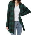 Pxxlle Womens Cardigan Plus Size Long Sleeve Open Front Sweater Fashion