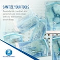 thumbnail image 2 of Dynarex Sterilization Pouches - Self-Sealing Autoclave Bags for Medical, Dental, Tattoo & Nail Care Tools - Blue-Tinted Transparent Cover, Dual Color Indicators, Size 3.5" x 9", 1 Case of 4000, 2 of 7