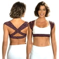 thumbnail image 1 of Corrector de postura BackEmbrace para mujeres y hombres - Fabricado en EE. UU. - Hombrera fina y ajustable - Alivio del dolor de espalda - Pink Pebble XL, 1 of 5