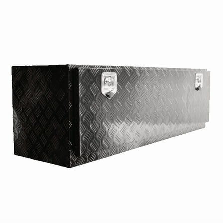 60"x17"x18" Aluminum Truck Bed Box Trailer Tongue Tool Box Pickup Storage RV