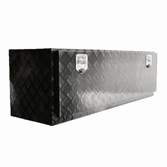 60"x17"x18" Aluminum Truck Bed Box Trailer Tongue Tool Box Pickup Storage RV