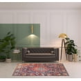 thumbnail image 2 of 5' X 7' Brown Medallion Stain Resistant Area Rug, 2 of 5