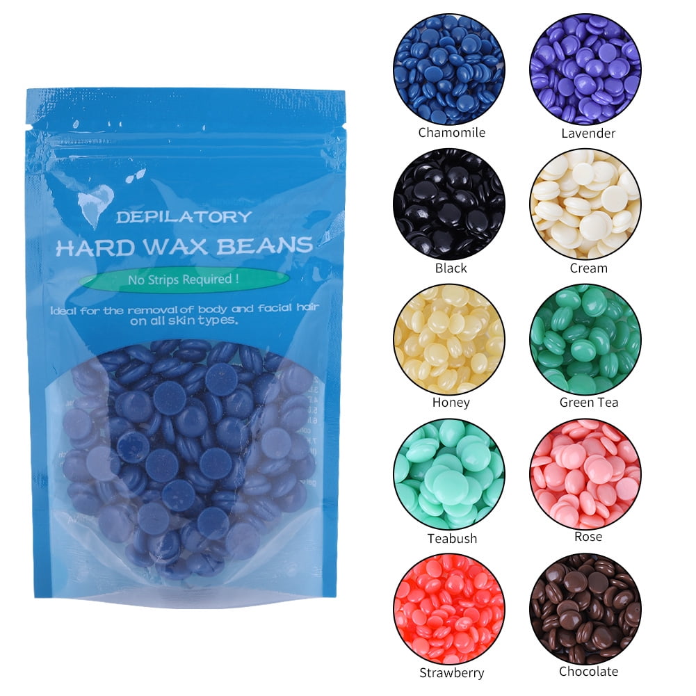 Tbest Depilatory Wax,10 Flavors Hard Wax Beans Hot Film Depilatory Wax Bead  Body Legs Hair Removal Wax 50g, Depilatory Hard Wax 