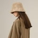 thumbnail image 5 of Gorro de pescador peludo de invierno para mujer, gorro de pescador más cálido para niñas, 5 of 5