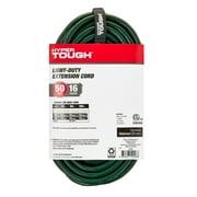 Hyper Tough 50 Ft 16AWG 3-Prong Green Single Outlet Outdoor Extension Cord, 13 Amps