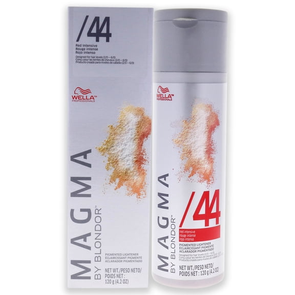 Magma by Blondor Pigmented Lightener - 44 Red Intensive by Wella for Unisex - 4.2 oz Hair Color
