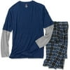 Hanes - Men's Jersey & Micro Fleece Sleep Set