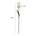 thumbnail image 6 of Sunjoy Tech 6Pcs Artificial Tulips Flowers Realistic Beautiful Floral Arrangements Simulation Tulip for Home Weddings Decor, 6 of 8