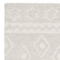 thumbnail image 5 of SAFAVIEH Micro-Loop Regis Geometric Aztec Wool Runner Rug, Ivory/Grey, 2'3" x 7', 5 of 7